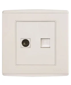 V4.0-UTEN-BỘ ĐÔI Ổ CẮM TIVI, Ổ CẮM MẠNG